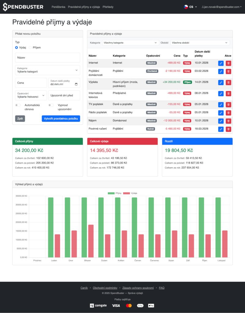 Recurring payments - track repeating expenses